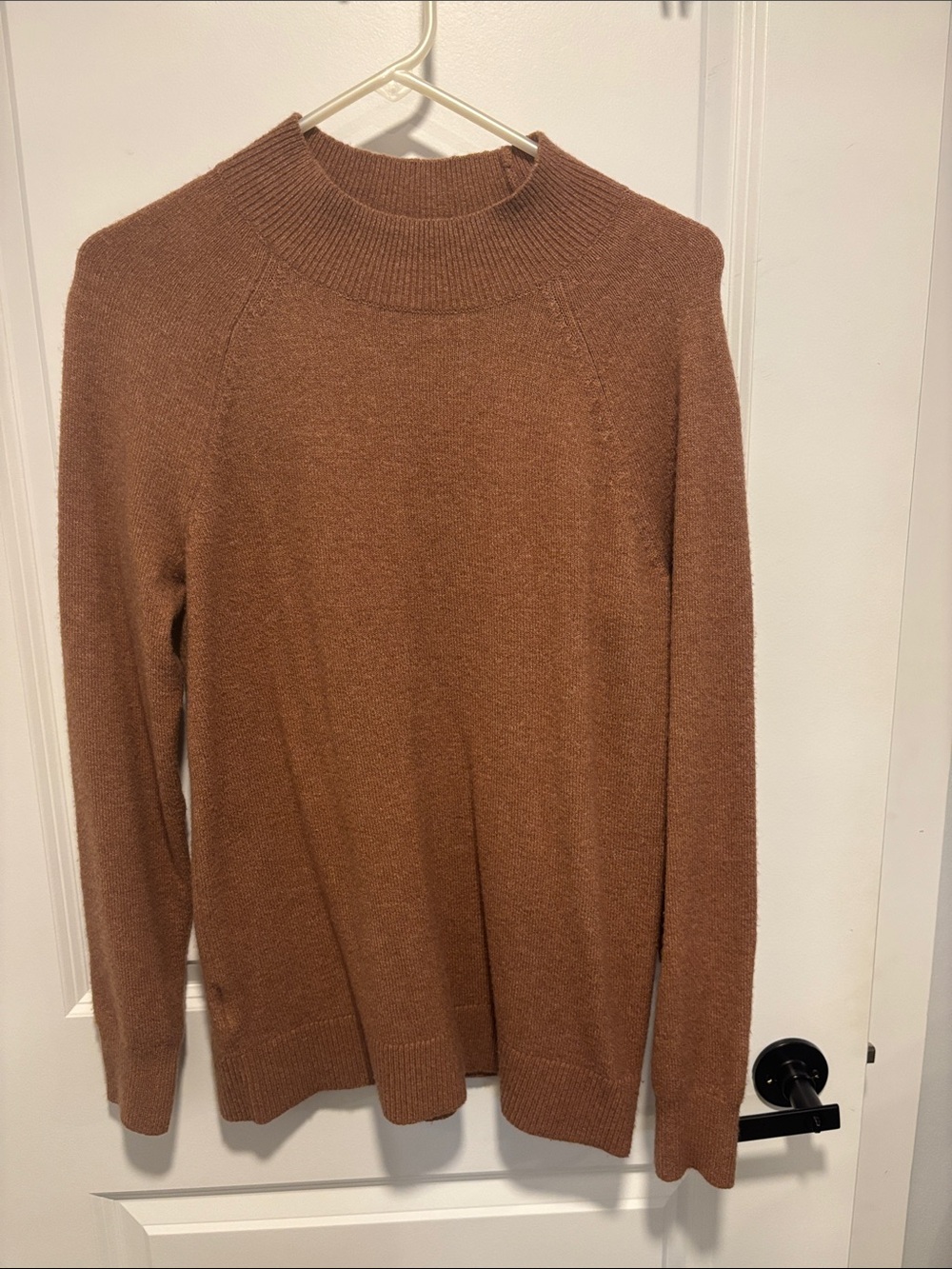 The Loft Classic Crewneck Sweater in Brown